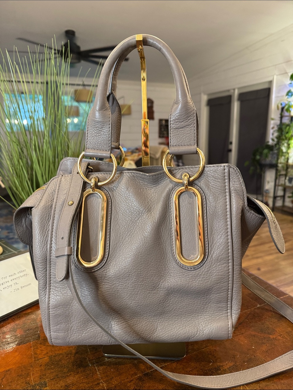 See by Chloé Paige Leather Satchel